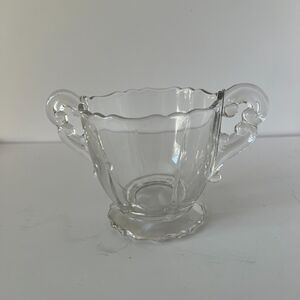 3400 Clear by Cambridge Footed Sugar Bowl